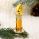 Christmas tree toy "Candle" H-8.7 cm, mix