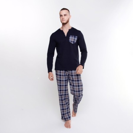 Homemade male set (jumper/pants), ink color, size 54-1