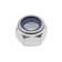 Gaika with a locking ring, M12 galvanized, Din985, 1 kg