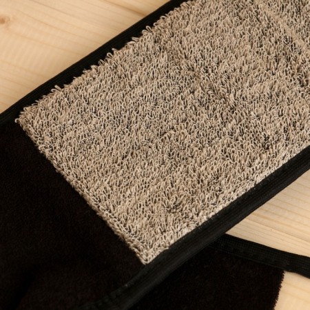 Bath wash with handles men's, linen-1