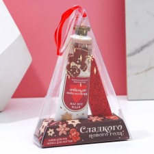 Новогодний подарочный набор косметики «Волшебного Нового года!», крем для рук 30 мл и пилка для ногтей, Новый Год