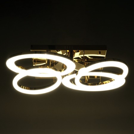 Causteen with FDD "Mons" 4XLED 190W 3000-6000k gold 83x56x15 cm-2