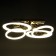 Causteen with FDD "Mons" 4XLED 190W 3000-6000k gold 83x56x15 cm