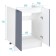 Floor cabinet 600 for Helga washing, 600x500x824, white/Marengo software MDF