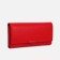 Women's wallet on magnets, red color