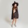 Carnival set "Stylish Witch": hat, cloak, hairpins 3 pcs.