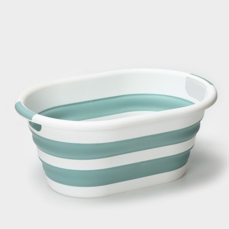 Fighting pelvis "Flex", 17.5 l, 33.5 × 49 × 6.5 cm, sea wave color