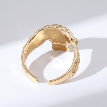 Ring "mood" skull, color gold, dimensionless-3