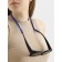 Glass for glasses on the neck is 58 cm, blue
