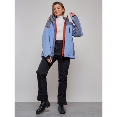 Ski jacket female, size 60, purple color-13