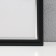 Photo frame Plastic "Mira" 30x40 cm, 641877-33, black with silver (plastic screen)
