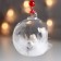 Souvenir Polystone, glass "Squirrel in the ball" 8.2x7x8 cm