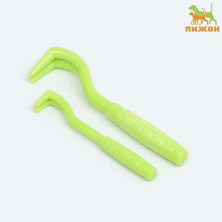 A set of ticks for ticks, 2 sizes, green