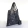 Household bag without fastening, folding, black color