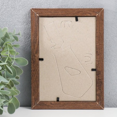 Photo frame wood 10x15 cm, mocha (plastic screen)-2