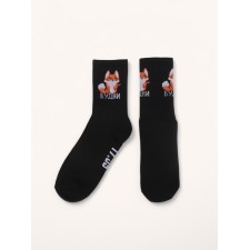 Male socks, black 