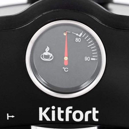 Coffee machine KitFort KT-706, Rozhkova, 800 watts, 0.25 l, cappuccino, black-4