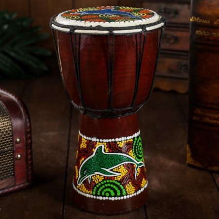 Souvenir musical instrument "Different drum -jambe" 13x13x24 cm, mix-12