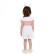 Carnival costume "Bunny White", plush, pelerin, skirt, headgear, height 122-128 cm