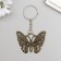 Metal keychain "Butterfly" 3.5x4.2x0.3 cm