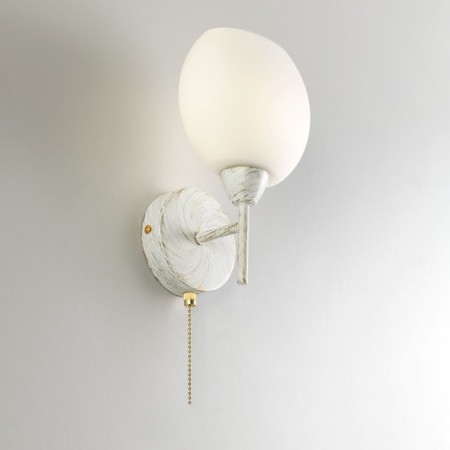 Sconces Citilux "Florida" CL148310, 15x23.5 cm, 1x60W, E14, white color-3