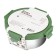 Smart Solutions lunch box, glass cover, 650 ml, green color