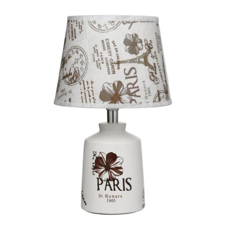 The table lamp with lampshade "Paris with Flower" bottle E14 40W 20x20x33 cm Risalux-8