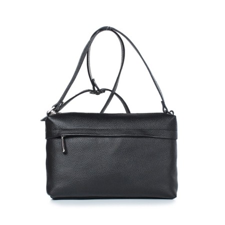 Female bag, genuine leather, 260x170x70 cm, black-1