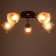 Six 5x15W E27 Brown 52x52x15cm Bayerlux