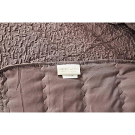 A set with a bedspread "Nadine", size 230x250 cm, 50x70 cm - 2 pcs, color of Mokko-8
