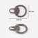 Poller for lightning, metal, 3.8 × 2.8 cm, 5 pcs, black nickel color