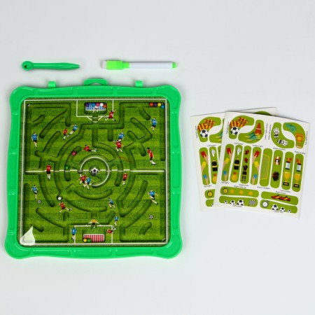 Game set Labyrinth "Football", marker board, 2 × 23 × 27.5 cm