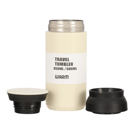Thermal circle, 350 ml, mini, retains heat 8 hours, 6.5 x 16.5 cm, white-2