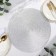Napkin Serving shares tsex. Serebro, D 38 cm