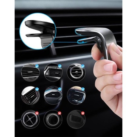 Cartage phone holder to the deflector, magnetic-1