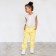 Джинсы для девочки MINAKU: Casual collection KIDS, цвет лимонный, рост 116см