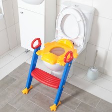 Children's seat on the toilet with a step “Assistant baby”, with pens, color