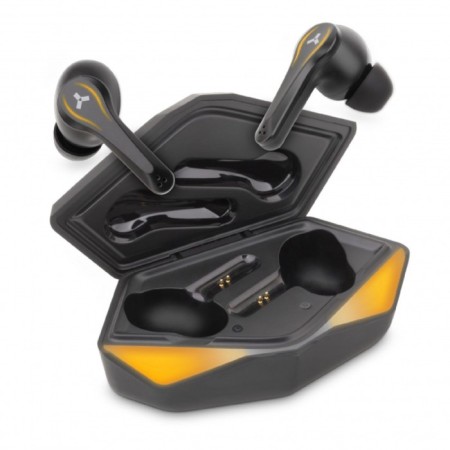 AcCESSTYLE WILD TWS headphones, gaming, vacuum, 50/400mach, 60ms response, backlight, orange