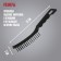 Metallic manual scrap brush, plastic handle, 4-row