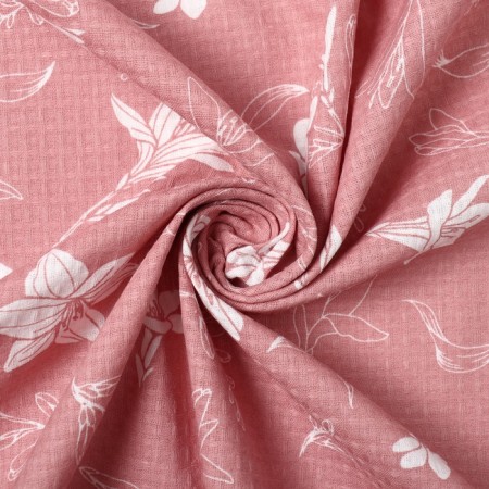 Bath sheet "Lily" 150x180 cm, 100% cotton, waffle canvas, 160 g/m2-3