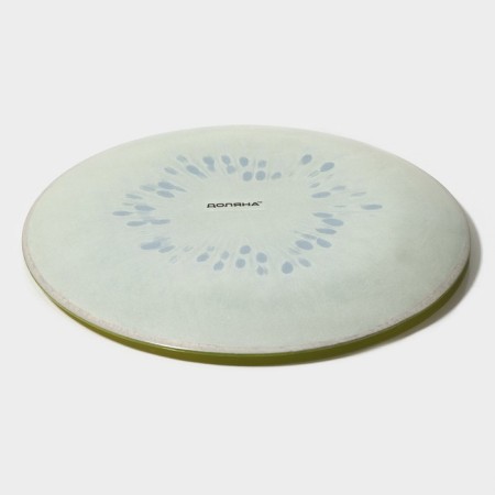 Plate Glass Pirozhot shares "Romantic kiwi", D = 18 cm-2