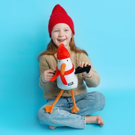 Soft toy "Seagull Winter", 24 cm-9