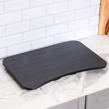 Table - breakfast tray, for a laptop, folding, gray, 60x40 cm-7