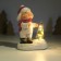 Souvenir Ceramics Light "Baby in a white overalls at the Christmas tree" 11.5x7x16 cm