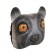 Pillow on the headrest Matech Animals Line, Lemur, 30 x 25 x 10 cm, gray