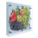 Carty clock is wall-mounted, interior "fruit basket", silent, 25 x 35 cm