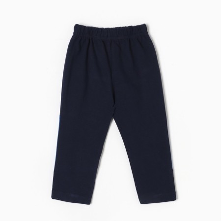 Kit for children (longshilly/pants), dark blue color, height 80 cm-7