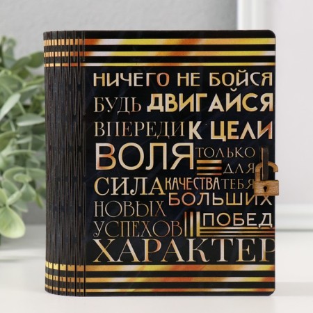 Brush-book "Move to the target" 14x12x5 cm