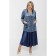 Female skirt, size 62, blue color