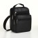 Male bag, 21.5*10*17 cm, lightning departure, 3 n/pocket, reg. Min, black